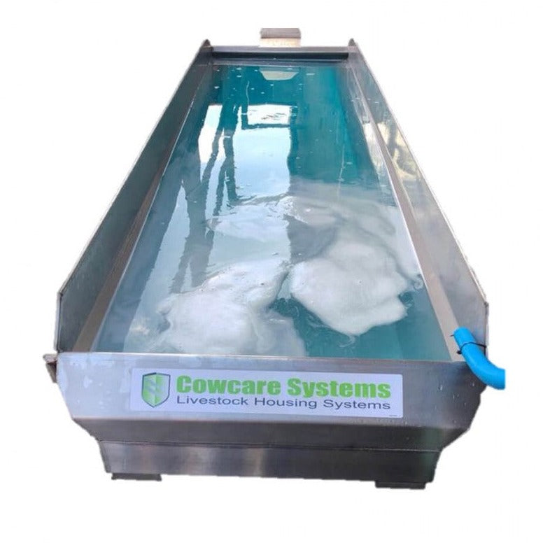 2m Autoflush Footbath Right Hand Pump - Cowcare Systems